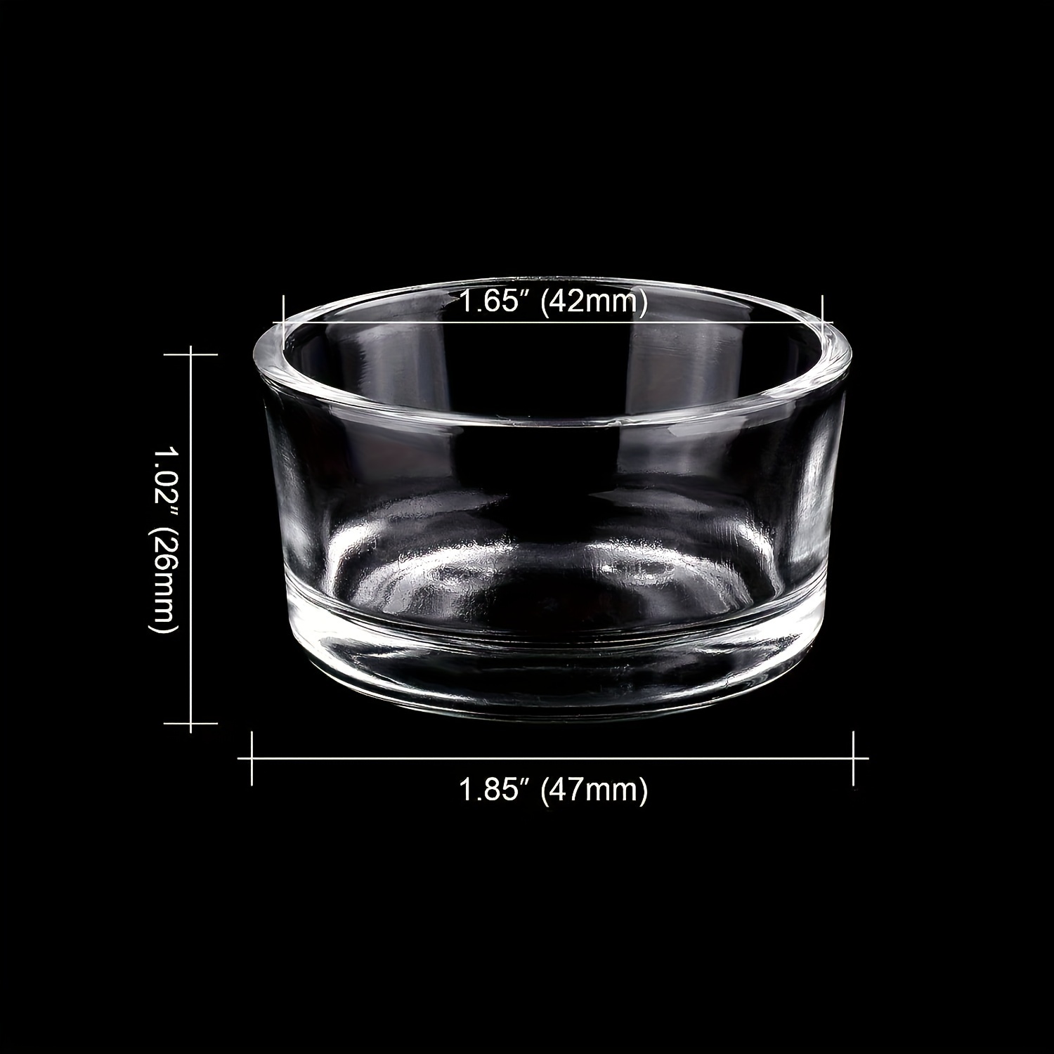Aquarium Fish Jar - Glass Aquarium Mini Size Shrimp Feeding