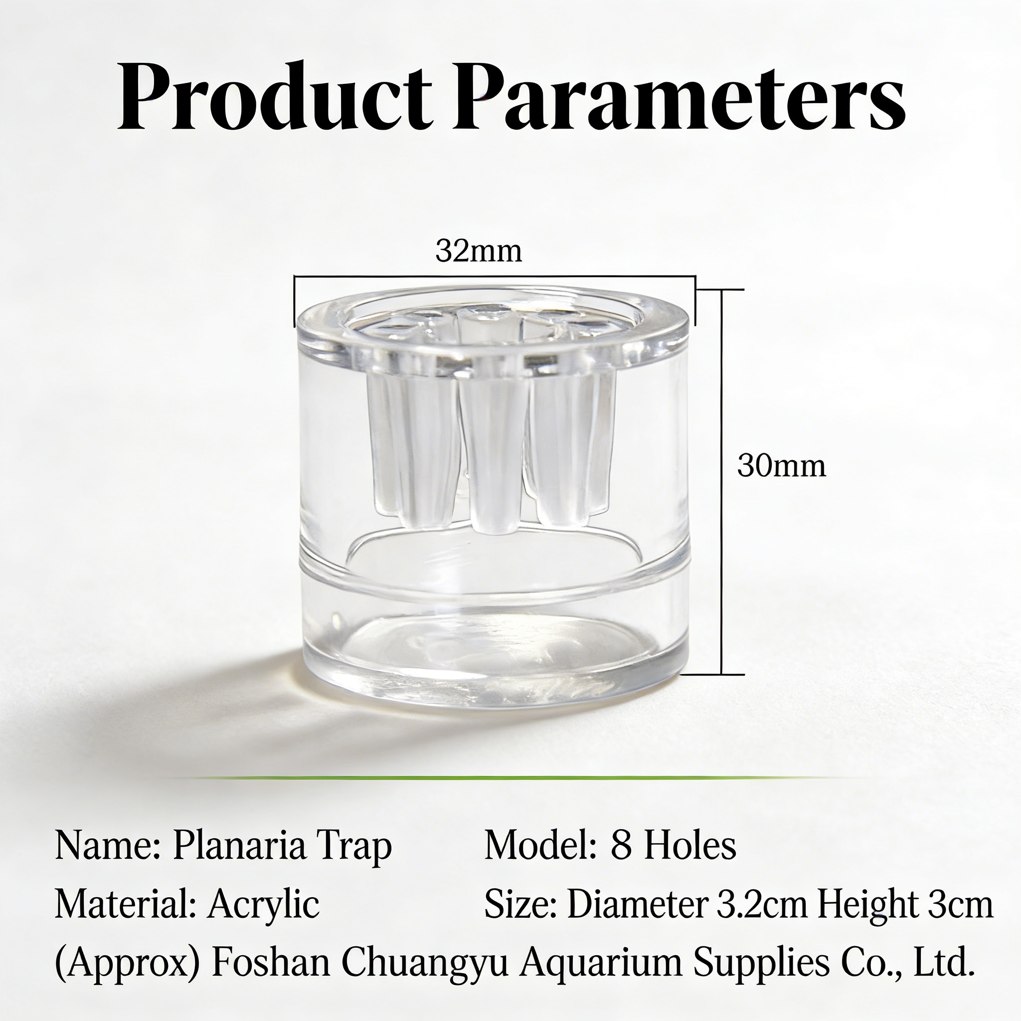 2Pcs Acrylic Planaria Trap 8-H – Aquarium Fish Escape recenzja i cena
