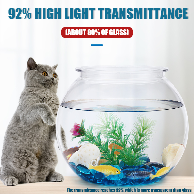 Fish Bowl Plastic L M S Sizes  – Aquarium Fish Jar recenzja i cena