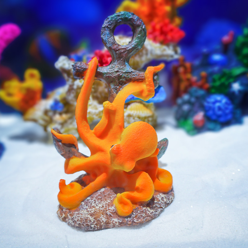 Retro Resin Landscape Ornament – Aquarium Fish Monster recenzja i cena