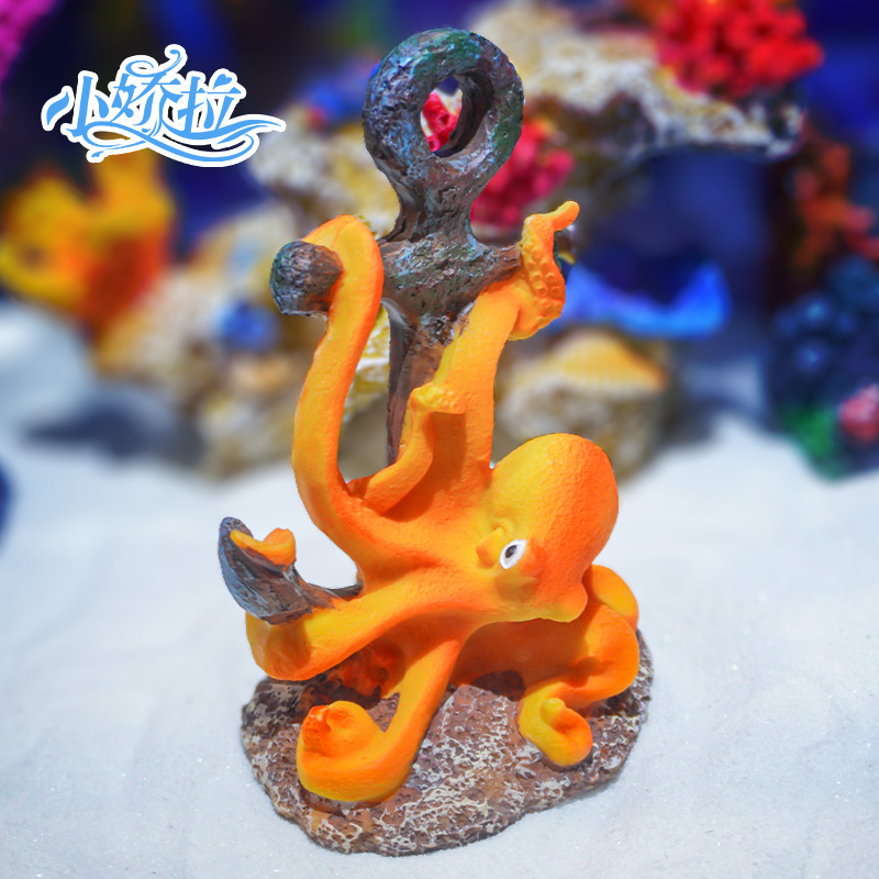Retro Resin Landscape Ornament – Aquarium Fish Monster recenzja i cena