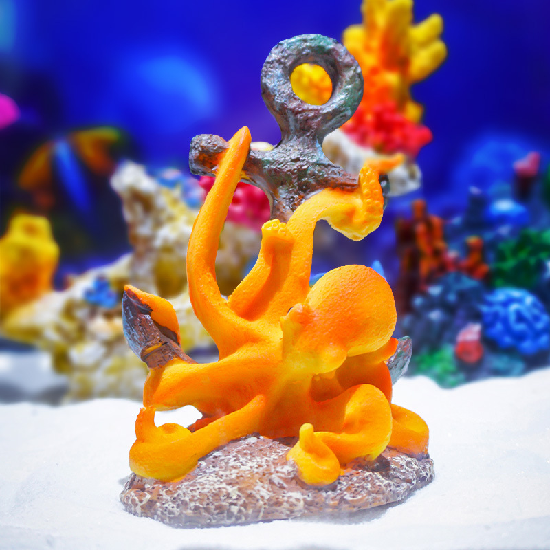 Retro Resin Landscape Ornament – Aquarium Fish Monster recenzja i cena