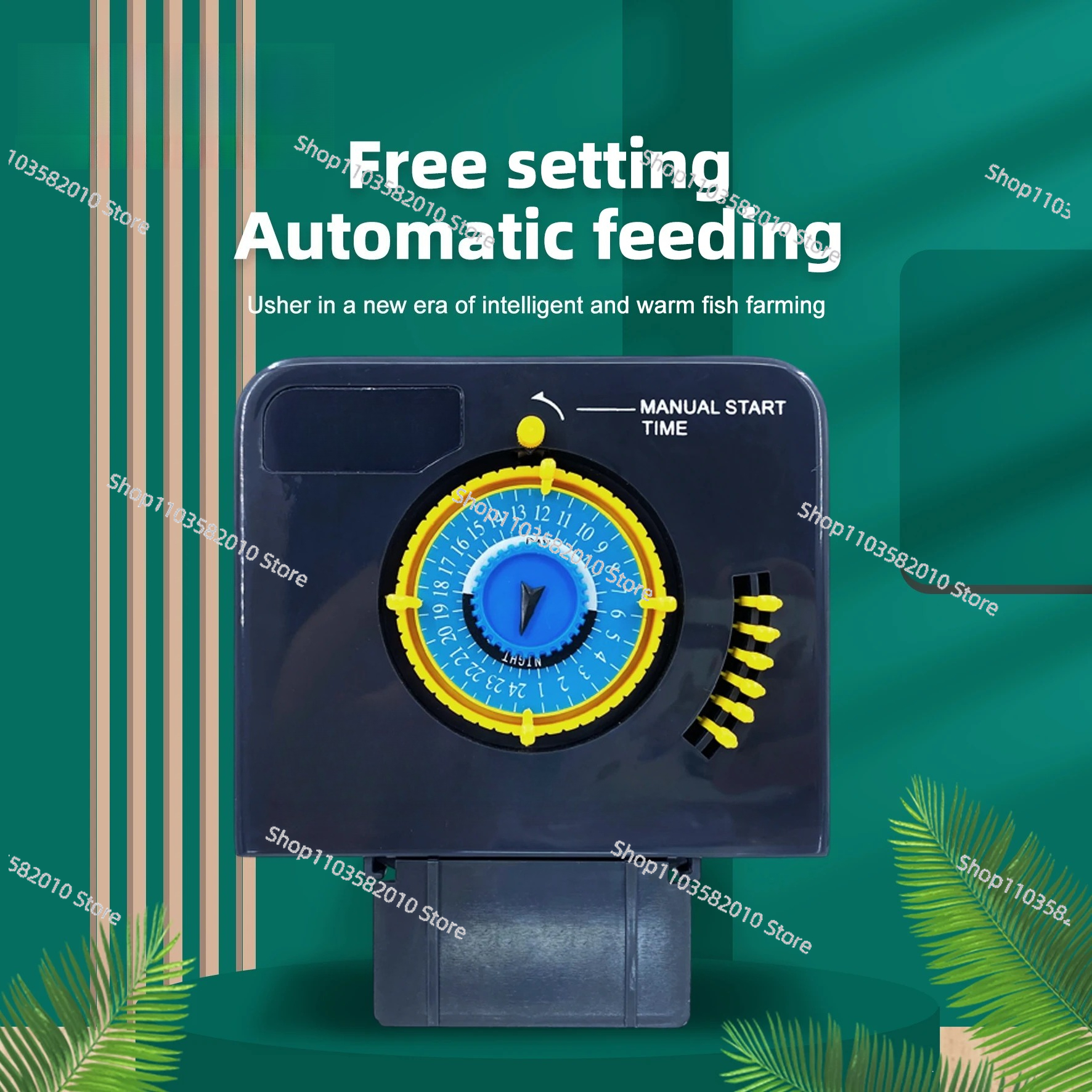 T-8800 Deluxe Plastic Automati – Aquarium Fish Feeder Automatic recenzja i cena