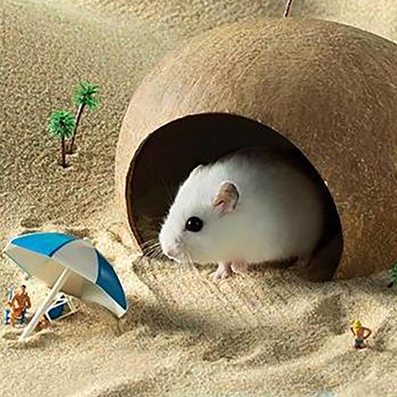 Coconut Hut Decor for Aquarium – Aquarium Fish Hide recenzja i cena