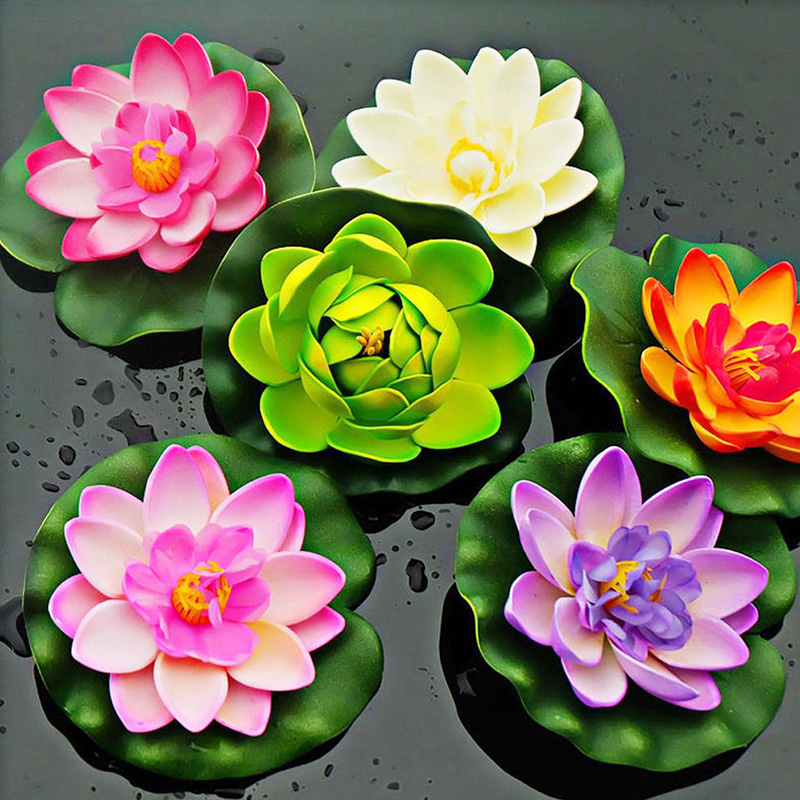 10cm/18cm Artificial Lotus Fak – Aquarium Fish Escape recenzja i cena