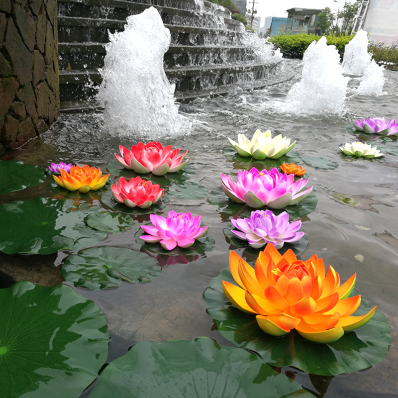 10cm/18cm Artificial Lotus Fak – Aquarium Fish Escape recenzja i cena