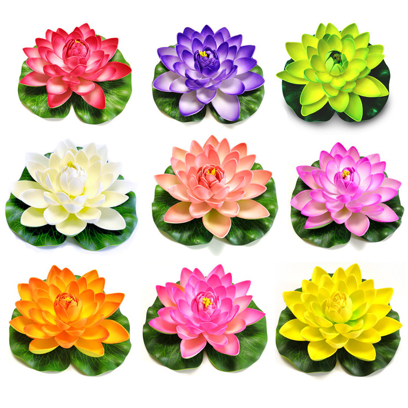 10cm/18cm Artificial Lotus Fak – Aquarium Fish Escape recenzja i cena