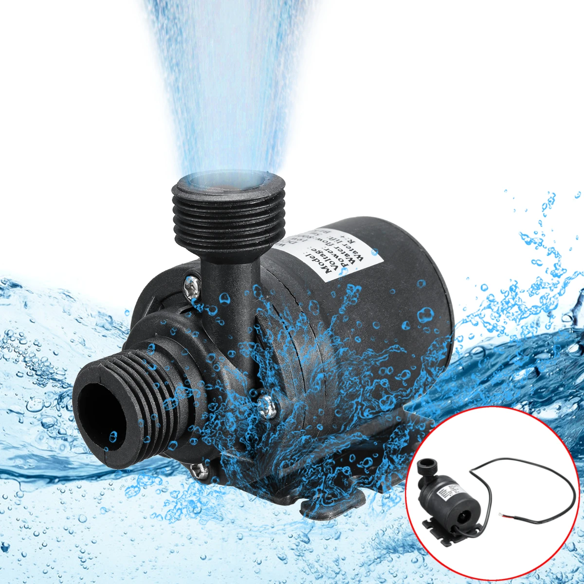 12V DC Submersible Water Pump  – Powerhead Circulation Pump recenzja i cena