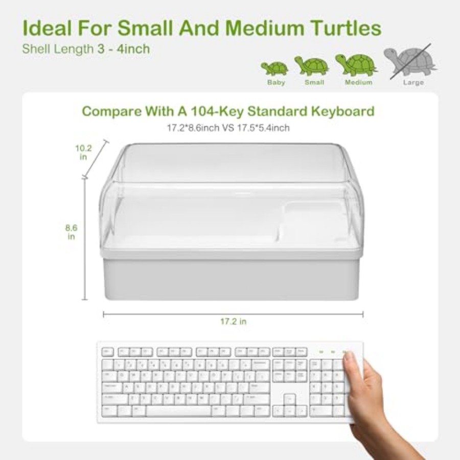 Turtle Tank Acrylic Habitat Ki – Aquarium Fish Zone recenzja i cena