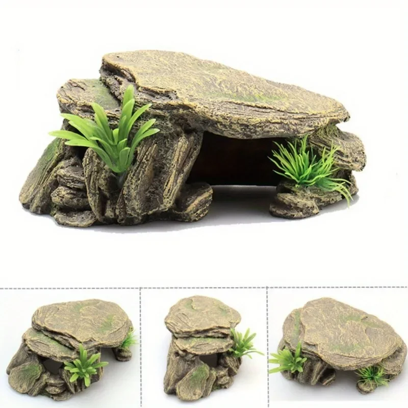 1PC Aquarium Turtle Tank Decor – Aquarium Fish Hide recenzja i cena