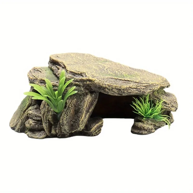 1PC Aquarium Turtle Tank Decor – Aquarium Fish Hide recenzja i cena