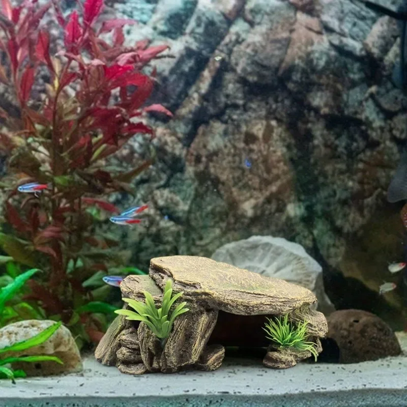 1PC Aquarium Turtle Tank Decor – Aquarium Fish Hide recenzja i cena