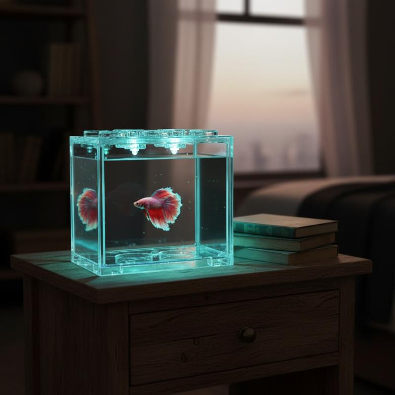 Mini Size Acrylic Fish Tank St – Aquarium Fish Jar recenzja i cena