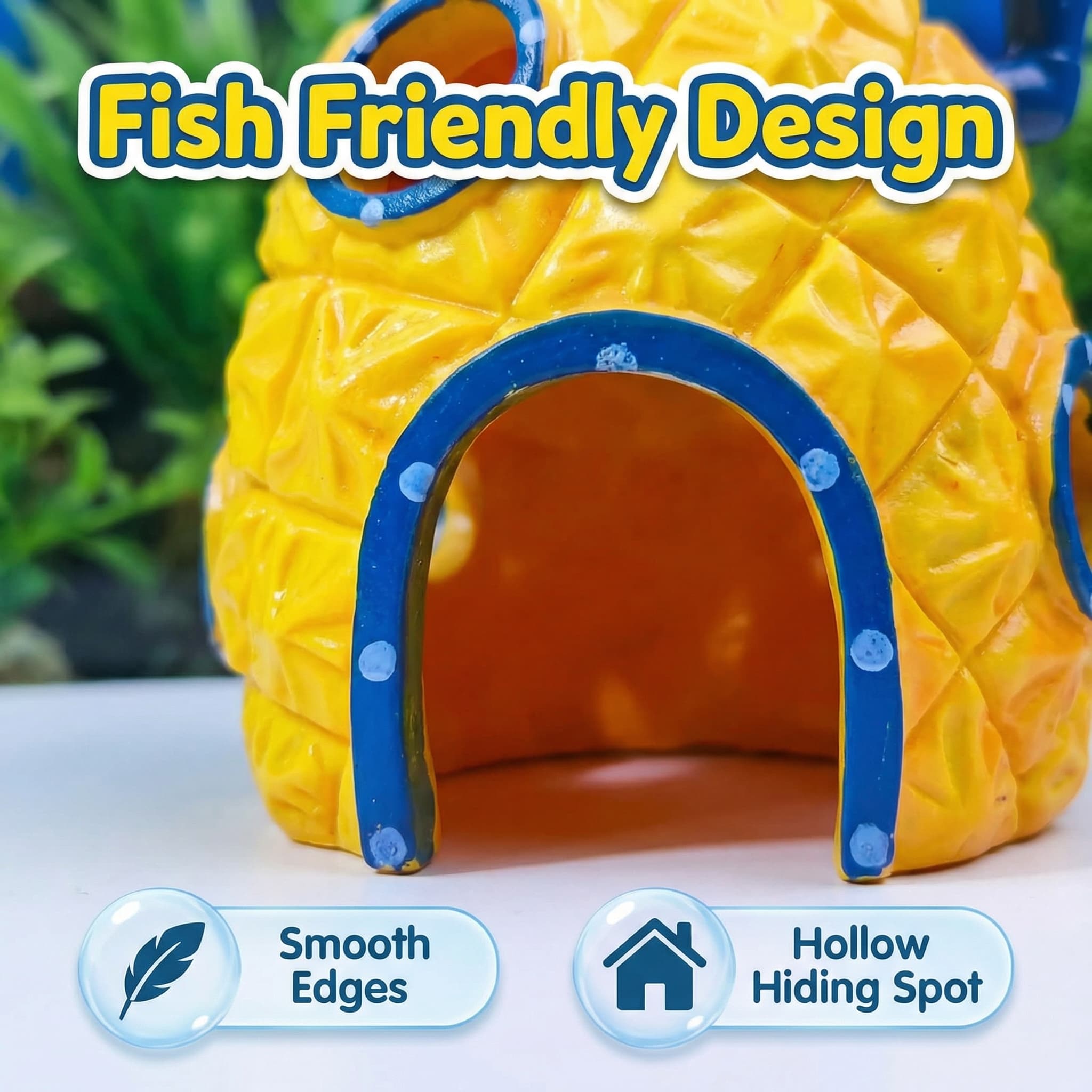 Pineapple House Aquarium Decor – Aquarium Fish Hide recenzja i cena