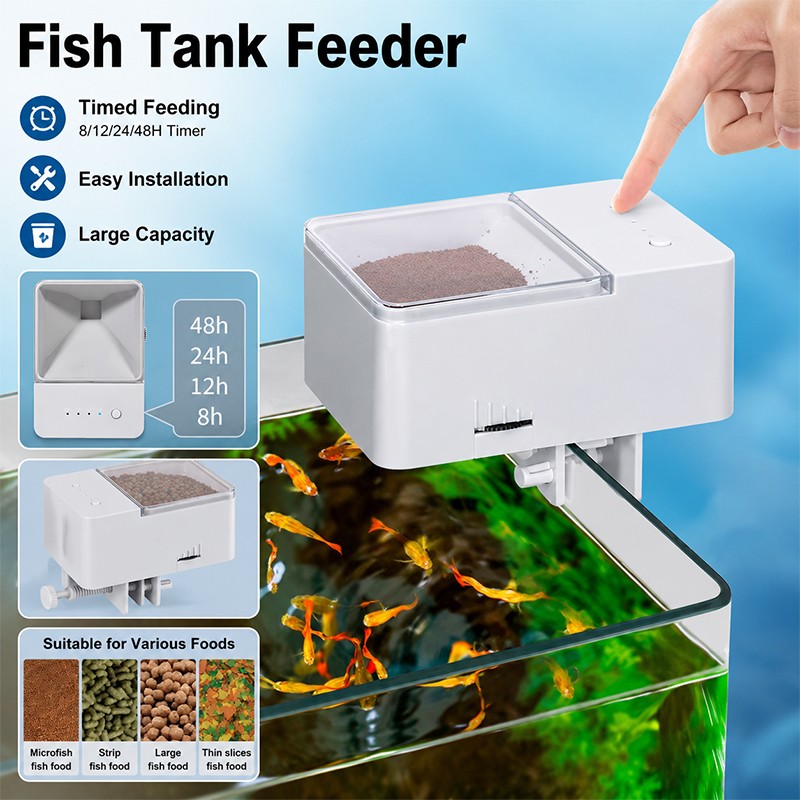 Automatic Fish Feeder 4-speed  – Aquarium Fish Feeder Automatic recenzja i cena
